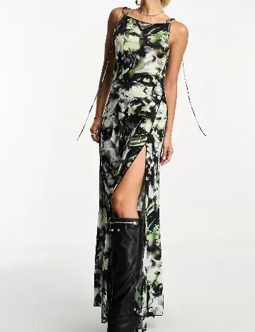 Rochie lunga Weekday, mix culori