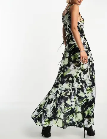 Rochie lunga Weekday, mix culori