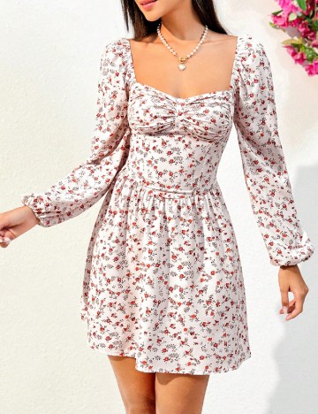 Rochie scurta SHEIN, floral