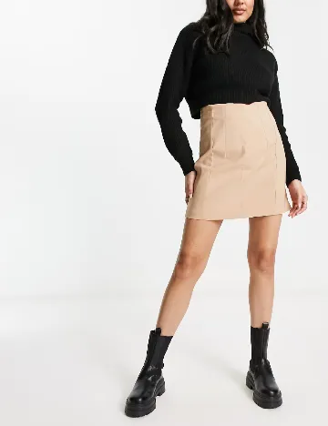 Fusta Miss Selfridge, crem
