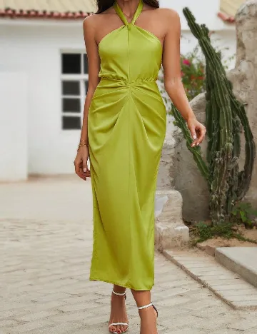 Rochie lunga SHEIN, verde
