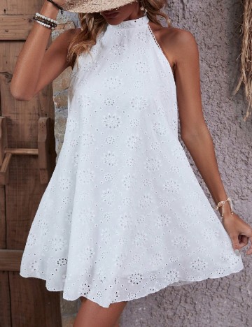 Rochie scurta SHEIN, alb