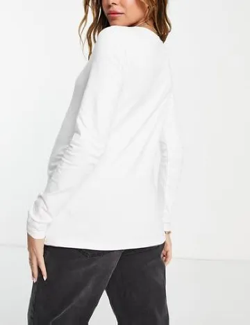 Bluza Asos Maternity, alb
