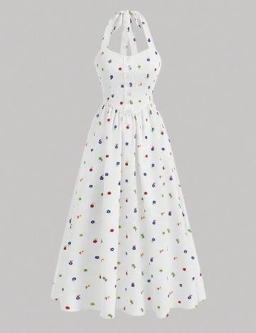Rochie medie SHEIN, alb