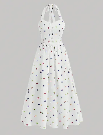 Rochie medie SHEIN, alb