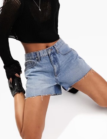 Pantaloni scurti ASOS, albastru