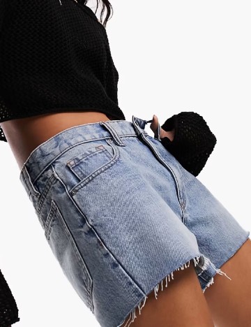 Pantaloni scurti ASOS, albastru