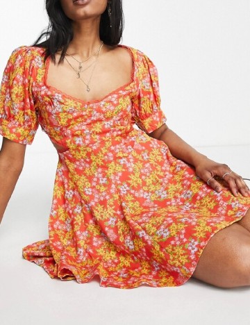 Rochie scurta ASOS, floral print