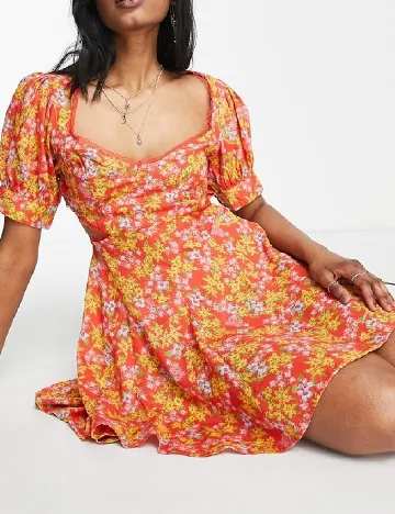 Rochie scurta ASOS, floral print