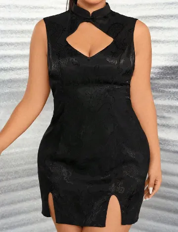 Rochie scurta SHEIN CURVE, negru
