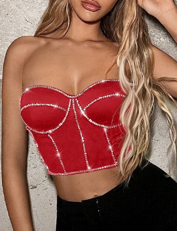 Top SHEIN, rosu