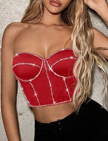 Top SHEIN, rosu