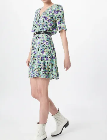 Rochie scurta Monki, mix culori
