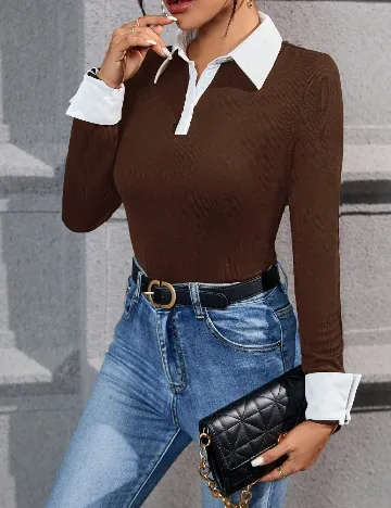 Bluza SHEIN, maro