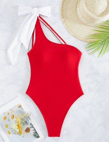 Costum de baie SHEIN, rosu