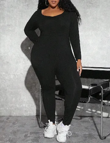 Salopeta SHEIN CURVE, negru
