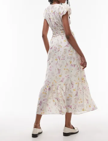 Rochie medie & other stories, ecru