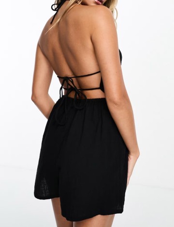 Salopeta ASOS, negru