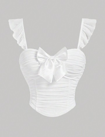 Top SHEIN, alb