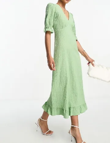 Rochie lunga Nobody s child, verde