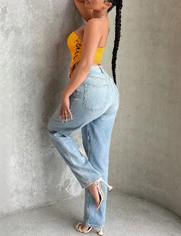 Top SHEIN, portocaliu