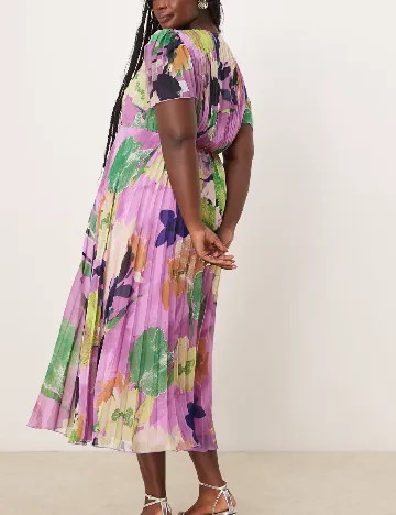 Rochie medie ASOS Curve, mix culori