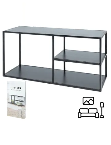 Comoda Zd Trading, negru Negru