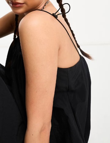 Rochie lunga COLLUSION, negru