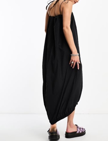 Rochie lunga COLLUSION, negru