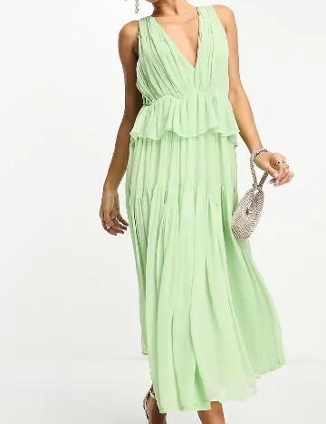 Rochie medie ASOS, verde