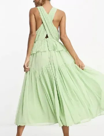 Rochie medie ASOS, verde