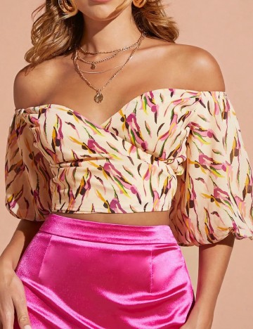 Top SHEIN, crem