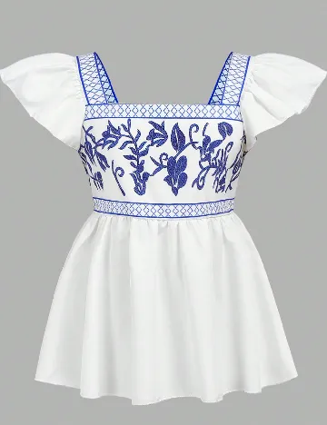 Rochie Shein Kids, alb Alb