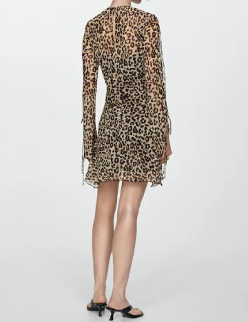 Rochie scurta Mango, animal print
