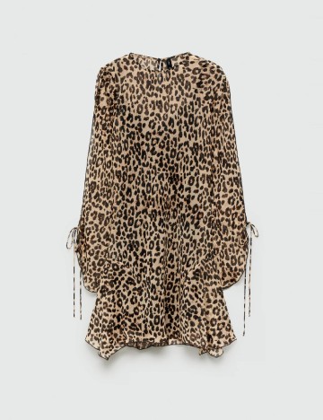 Rochie scurta Mango, animal print