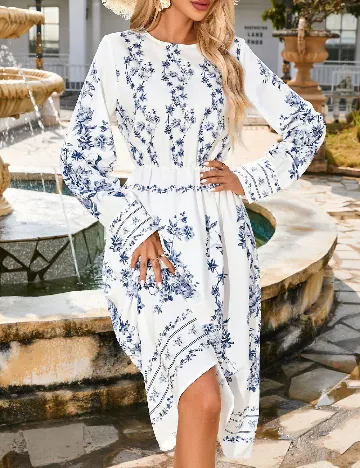 Rochie medie SHEIN, alb