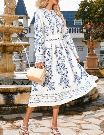 Rochie medie SHEIN, alb