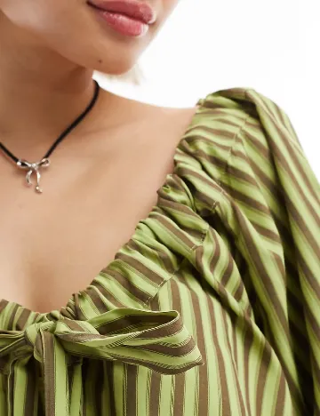 Rochie scurta Glamorous, verde Verde
