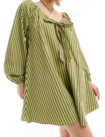 Rochie scurta Glamorous, verde