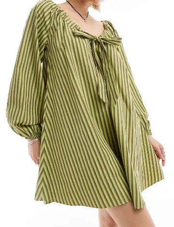 Rochie scurta Glamorous, verde Verde