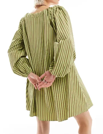 Rochie scurta Glamorous, verde Verde