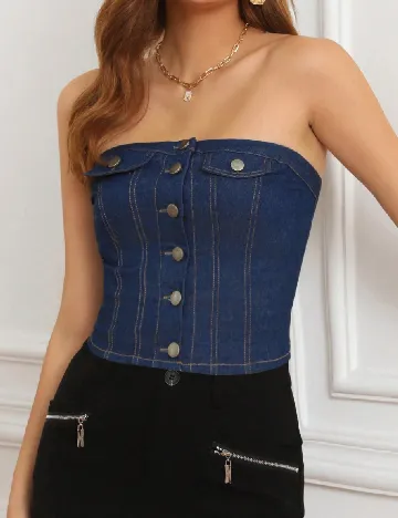 Top SHEIN, albastru