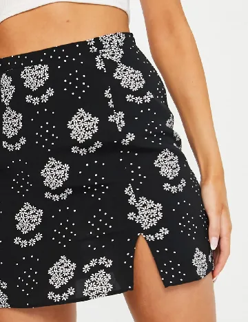 Fusta Top Shop, negru