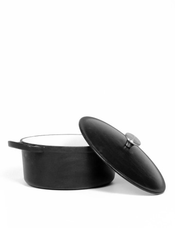 Oala din fonta SOLA, negru
