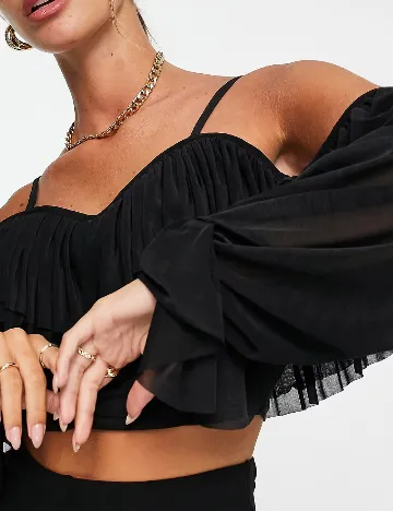 Top ASOS, negru