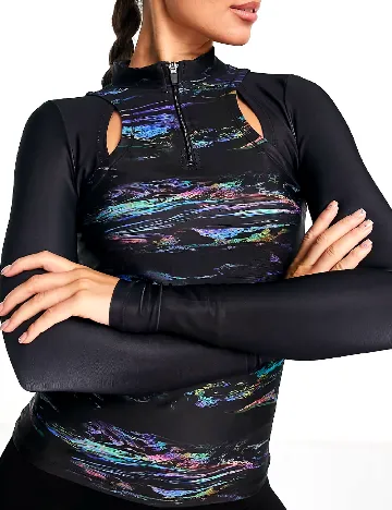 Bluza River Island, negru Negru
