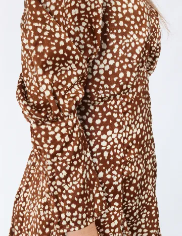 Rochie scurta AX Paris, maro Maro