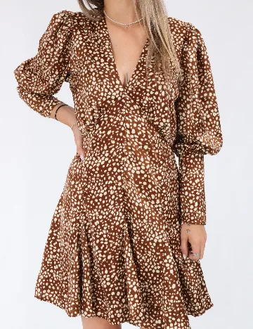 Rochie scurta AX Paris, maro Maro