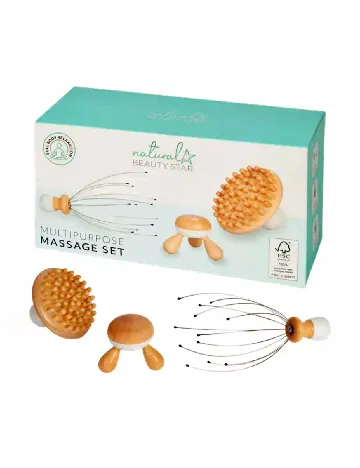 Set accesorii masaj 3 bucati Karsten, maro