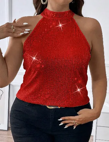 Bluza SHEIN CURVE, rosu
